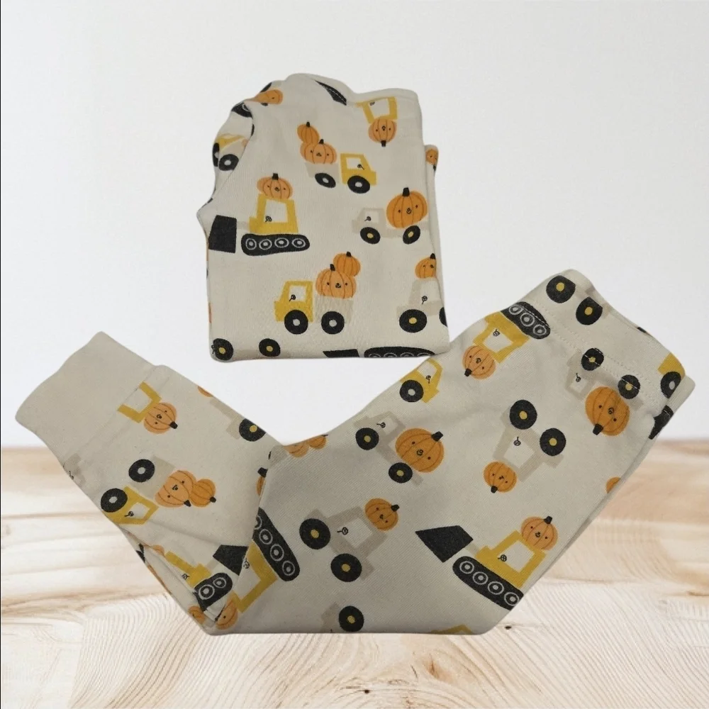 Old Navy Kids' Construction Print Pajama Set-Size 18-24 Mos.